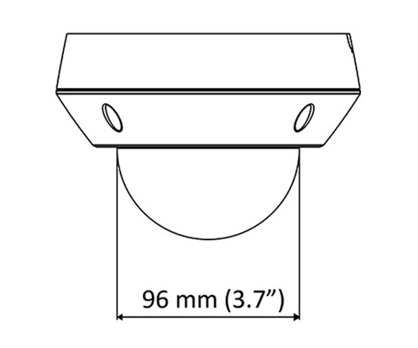 Geovision GV-VD4712 4MP IR H.265 Outdoor Dome IP Security Camera 84-VD47120-0010