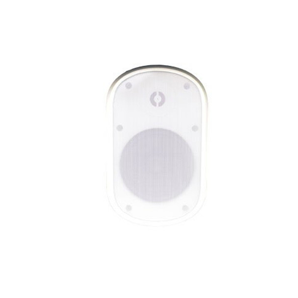Speco SPCE5OTW 5" Contractor Elite Series Weather-Resistant Indoor/Outdoor Wall-Mount Speaker - White, 70V - 1