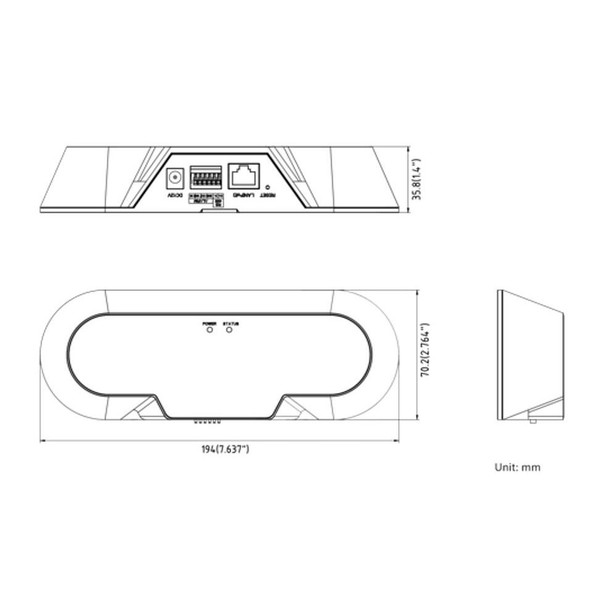 Oculur X7DLPC Dual lens People Counting IP Security Camera