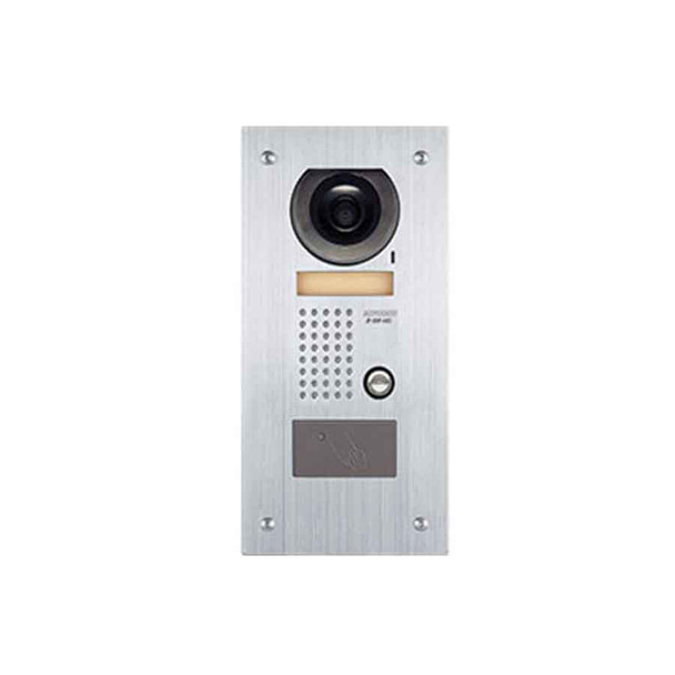 Aiphone JF-DVF-HID Video Door Station with HID ProxPoint Plus Reader, Flush Mount Stainless Steel - 1