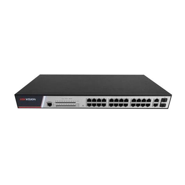 Hikvision DS-3E2326P 24+2 Channel Multiservice Managed PoE Switch