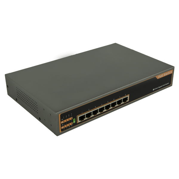 LTS POE-SW800G 8 Port Gigabit PoE Switch - 130W