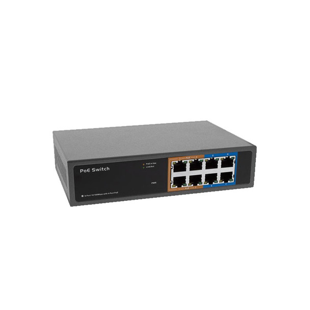LTS POE-SW800-P4 8 Channel PoE Switch - 130W