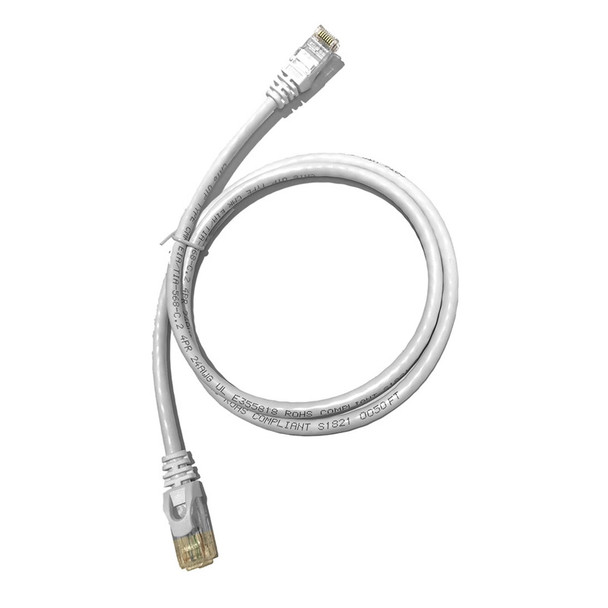 LTS LTPC6003W-CMR 3FT Cat6 Patch Cable White