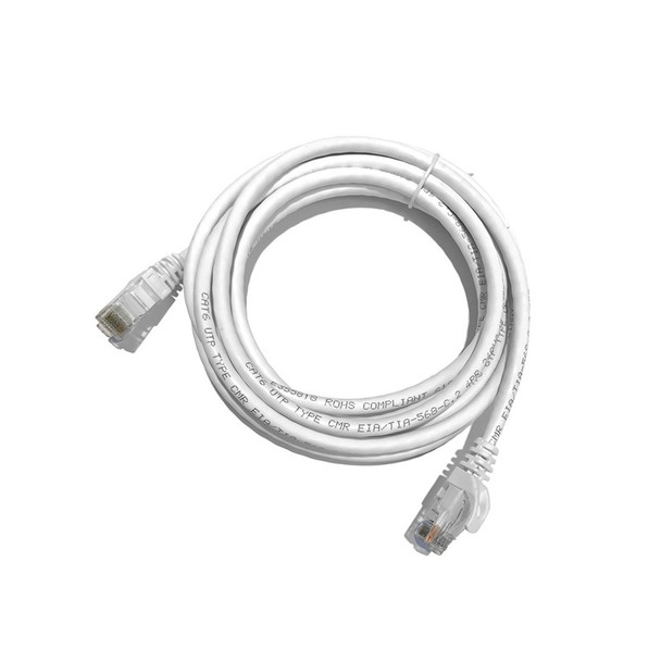 LTS LTPC6010W-CMR 10FT Cat6 Patch Cable White