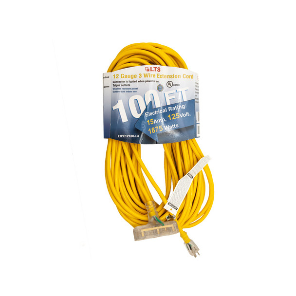 LTS LTPE1225 Power Extension Cord - 25ft.