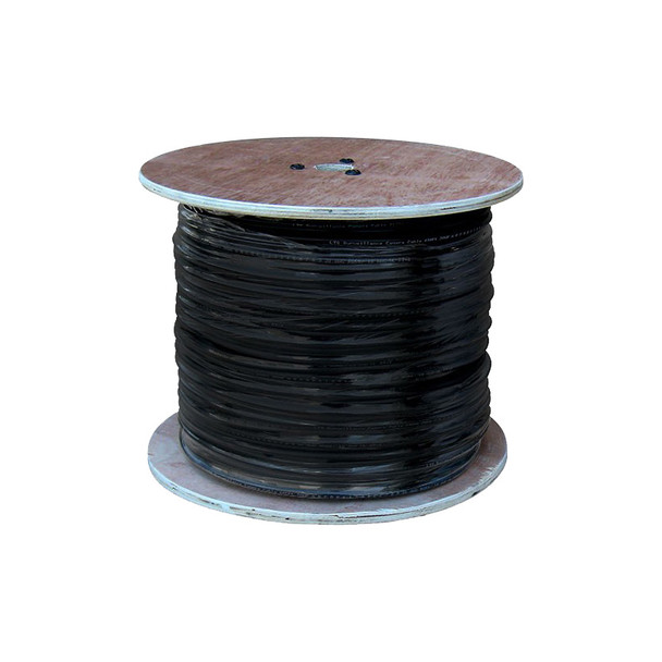 LTS LTAC2032B Coaxial Siamese Cable w/o Connectors - 1000ft Black