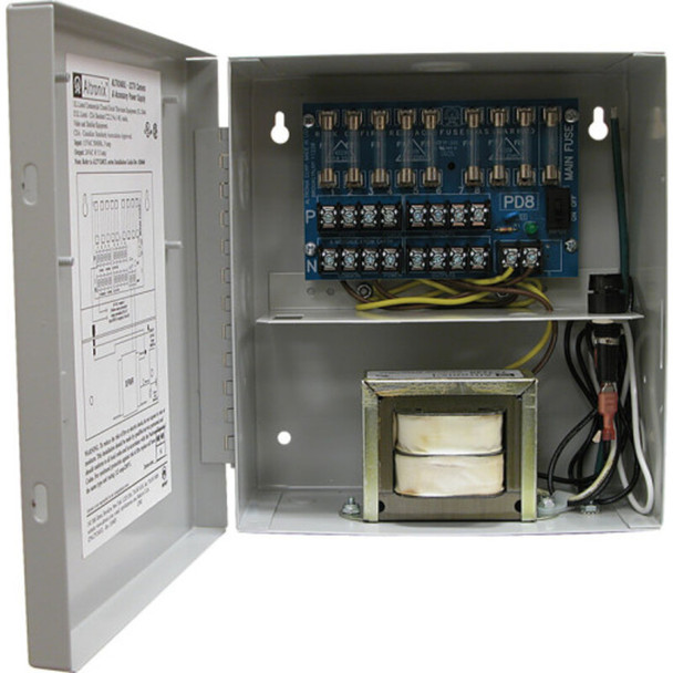 Altronix ALTV248220 CCTV Power Supply - 8 Fused Outputs - 1