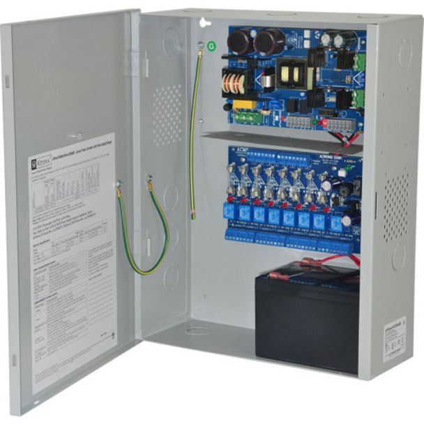 Altronix eFlow102NA8 Access Power Controller with Power Supply/Charger - 8 Fused Relay Outputs - 1