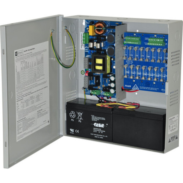 Altronix eFlow104N16 Power Supply Charger - 16 Fused Outputs - 1