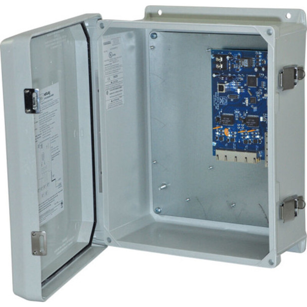 Altronix NetWay4EWPN Single 1G Fiber SFP - 4 port 10/100 PoE/PoE+ configurable for 2x 60W Hi-PoE; Hardened - 1