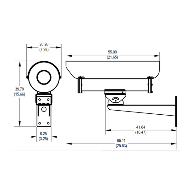 Pelco EHS8000-2-H Stainless Steel Outdoor Housing with Heater/Blower and 24 VAC - 3