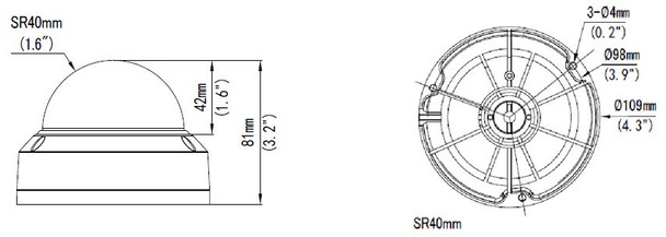 Geovision GV-ADR2702 2MP H.265 IR Outdoor Mini Dome IP Security Camera