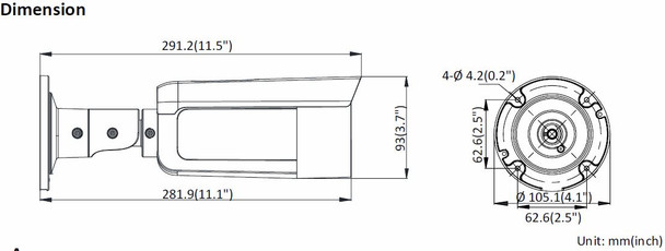 Hikvision DS-2CD2T47G1-L 6MM 4MP ColorVu Outdoor Bullet IP Security Camera