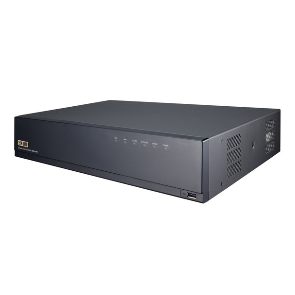 Samsung Hanwha XRN-1610SA 16 Channel 4K H.265 NVR with PoE Switch without HDD