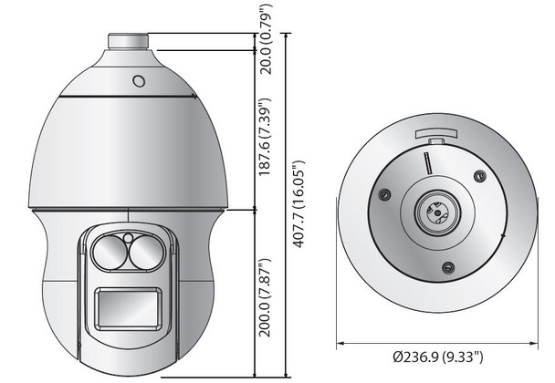 Samsung XNP-6320RH 2MP H.265 IR Outdoor PTZ IP Security Camera with 32x Optical Zoom