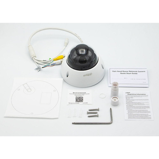 Dahua N45DM62 4MP IR ePoE Outdoor Dome IP Security Camera with Starlight+