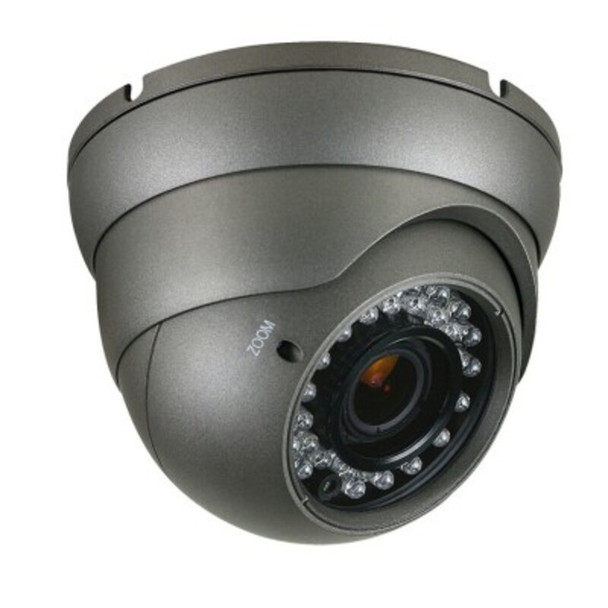 LTS 1000TVL Platinum Turret CCTV Analog Security Camera with Varifocal Lens (Black)
