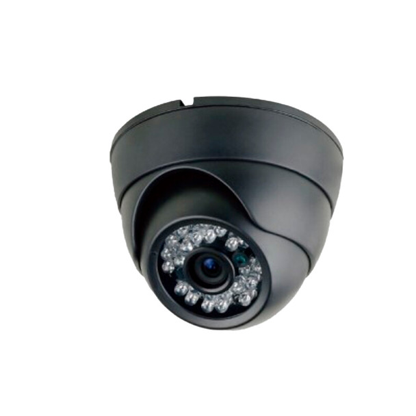 LTS 600TVL Indoor Turret CCTV Analog Security Camera (Black)