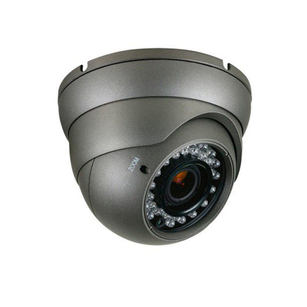 LTS CMT2070BD 700TVL Turret CCTV Analog Security Camera - Black