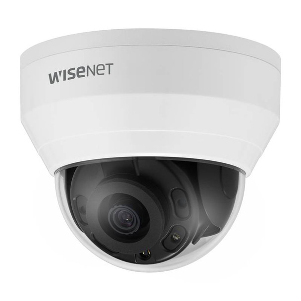 Samsung Hanwha QND-8030R 5MP H.265 IR Indoor Dome IP Security Camera with 6mm Fixed Lens - 1