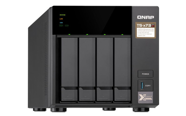 QNAP TS-473-4G-US 4-Bay iSCSI 10GB NAS with 4GB RAM