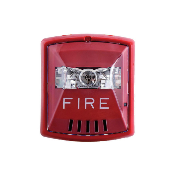 Bosch W-HSR Wall-mount Multi-candela Horn Strobe (two-wire, 12/24 V, red) - 1