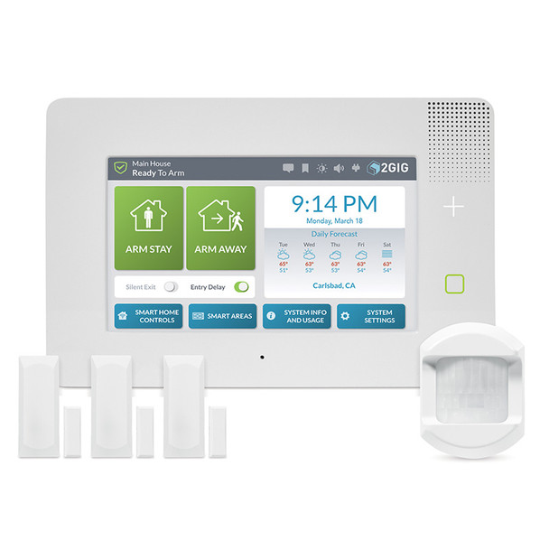 2Gig 2GIG-GC3e-345-K31 GC3e Security & Home Control 3-1 Kit