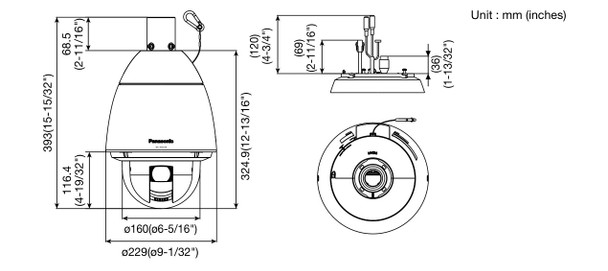 Panasonic WX-X6531N 2MP Outdoor PTZ IP Security Camera with 40x Intelligent Zoom