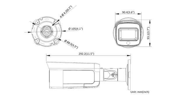 Hikvision DS-2CD2T46G1-4I/SL 8MM 4MP IR AcuSense Bullet IP Security Camera