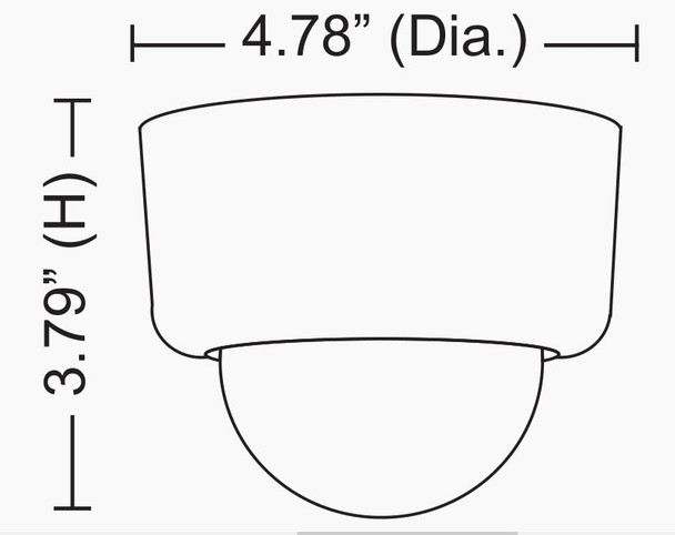 Speco O3FD8M 3MP Outdoor IR Dome IP Security Camera with Motorized Lens - 2