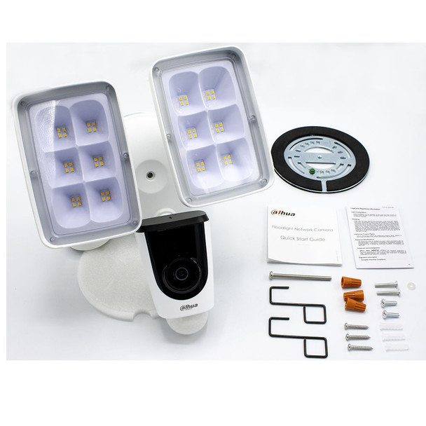 Dahua IPC-L26N 2MP H.265 WiFi IP Security Camera with Active Alarm Floodlight and PIR Detector