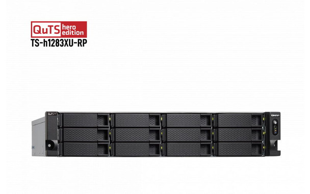 QNAP TS-h1283XU-RP-E2236-32G NAS with QuTS Hero Operating System and with 32 GB DDR4 RAM - 5 QNAP TS-h1283XU-RP-E2236-32G NAS with QuTS Hero Operating System and with 32 GB DDR4 RAM - 5