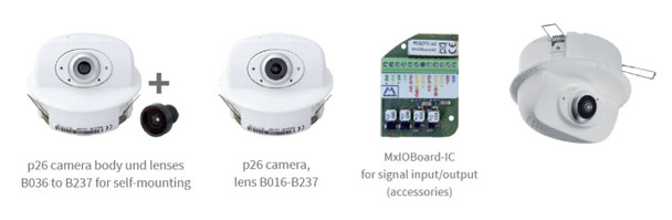 Mobotix MX-P26B-AU-6D016 Indoor Fisheye IP Camera
