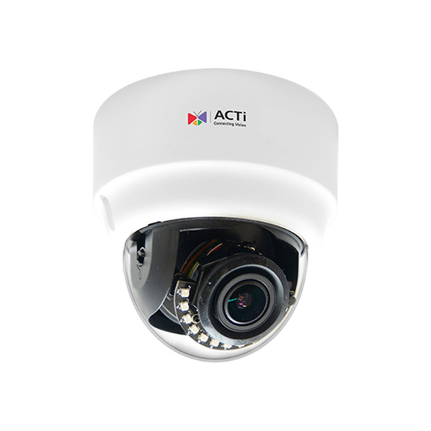 ACTi A62 5MP IR H.265 Indoor Dome IP Security Camera with Superior Low Light Sensitivity