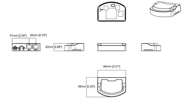 AXIS T6101 Audio and I/O Interface - 01160-001