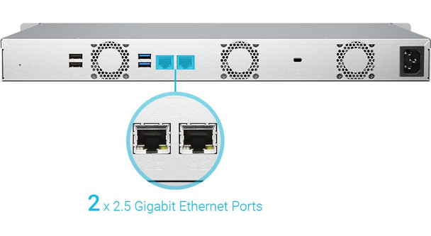 QNAP TS-451DeU-2G-US 2.5GbE 4-bay NAS for Small-to-Midsize Offices and Audiovisual Rooms - 12 QNAP TS-451DeU-2G-US 2.5GbE 4-bay NAS for Small-to-Midsize Offices and Audiovisual Rooms - 12