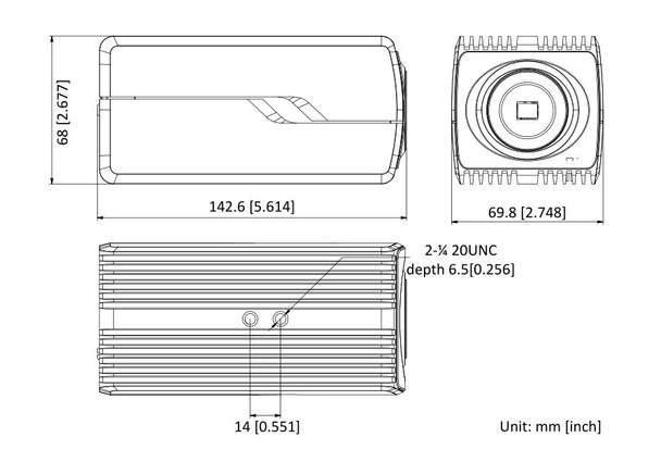 Hikvision DS-2CD5085G0-AP 8MP H.265+ Smart Indoor Box IP Security Camera - No Lens Included