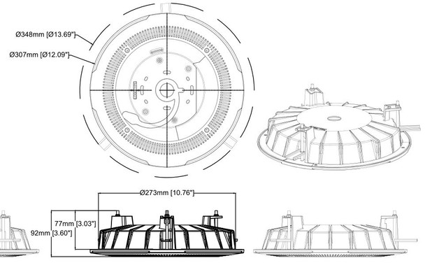AXIS T94N01L Outdoor Recessed Mount - 01514-001 - 3
