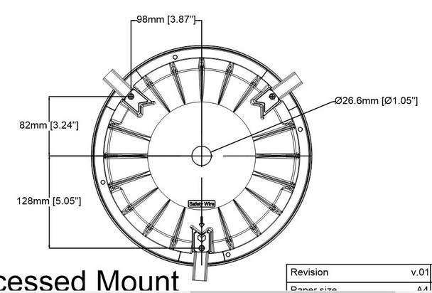 AXIS T94N01L Outdoor Recessed Mount - 01514-001 - 4