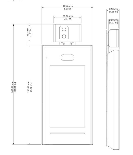 Dahua DHI-ASI7213X-T1 Thermal Temperature Monitoring Kiosk - 2