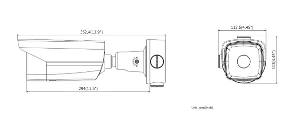 Hikvision DS-2TD2136-15/V1 H.265 Outdoor Thermal Bullet IP Security Camera