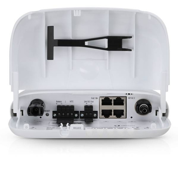 Ubiquiti SM-SP-40 SunMAX SolarPoint Remote Managed MPPT Solar Charge Controller with 4-port Switch
