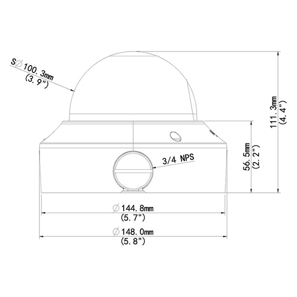 Geovision GV-TVD4700 4MP IR H.265 Outdoor Dome IP Security Camera, 2.8~12mm Varifocal Lens - 2