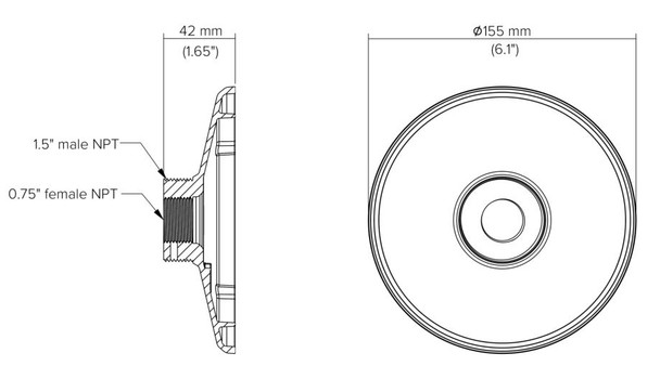 Verkada ACC-MNT-1 Pendant Cap Mounting Adapter Kit