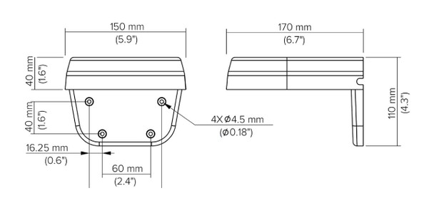 Verkada ACC-MNT-3 L-Bracket Mount