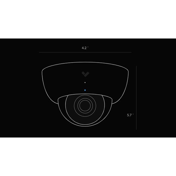 Verkada D30 3MP IR Indoor Dome IP Security Camera with Zoom Lens