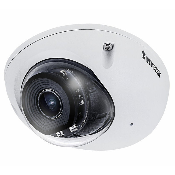 Vivotek MD9560-DHF3 2MP H.265 IR Mobile Outdoor Dome IP Security Camera with DC and 3.6mm Fixed Lens - 1
