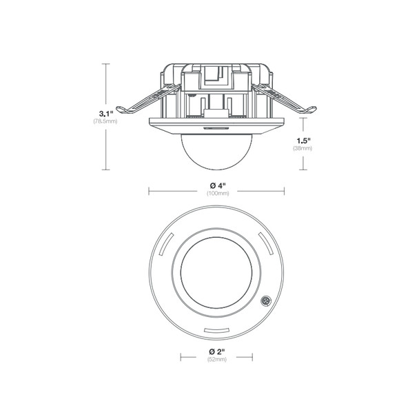 Arecont Vision AV2756DN-F 2.1MP H.265 Outdoor Micro Dome IP Security Camera - 2
