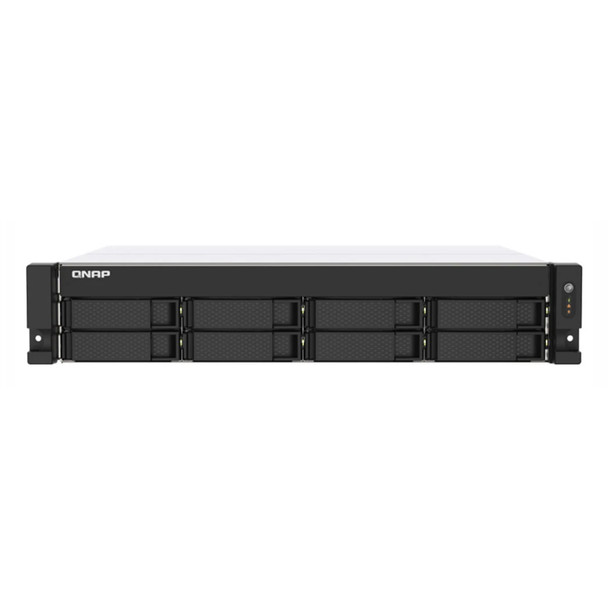 QNAP TS-873AU-RP-4G-US High-performance NAS Powered by Quad-core AMD Ryzen, 4GB DDR4 - 1